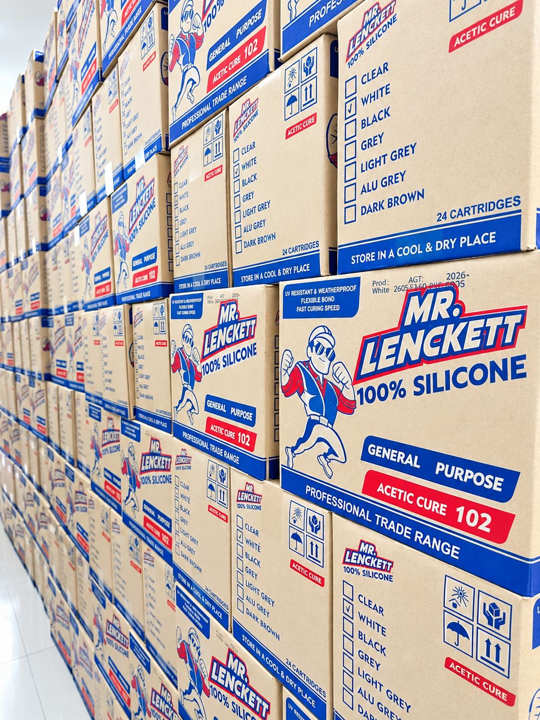 Stok MR. LENCKETT di gudang Jakarta
